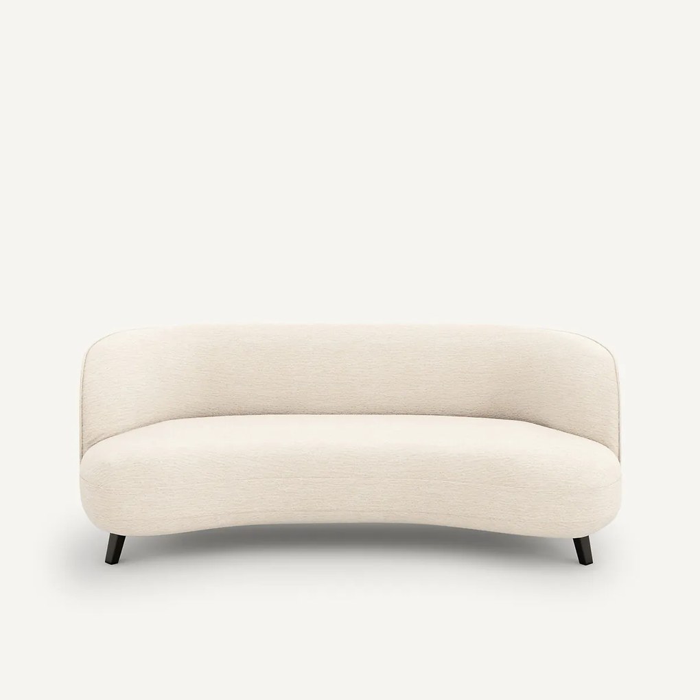 3-zits bank, in gerecycled chenille, Rosebury