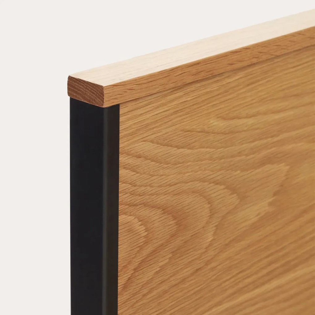 Kave Home Taiana Hoofdbord Van Eikenfineer 160 Cm