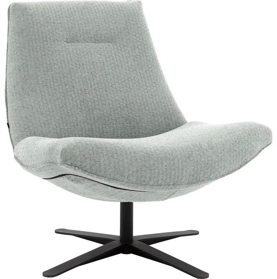 Goossens Excellent Draaifauteuil Adam, Draaifauteuil hoog