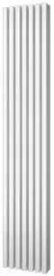 Plieger Siena designradiator verticaal dubbel 1800x318mm 1096W wit structuur