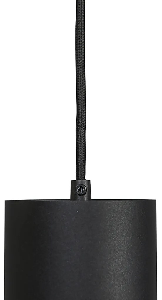 Design hanglamp zwart incl. rail adapter 1-fase - Slimline Tubo Binnenverlichting Lamp