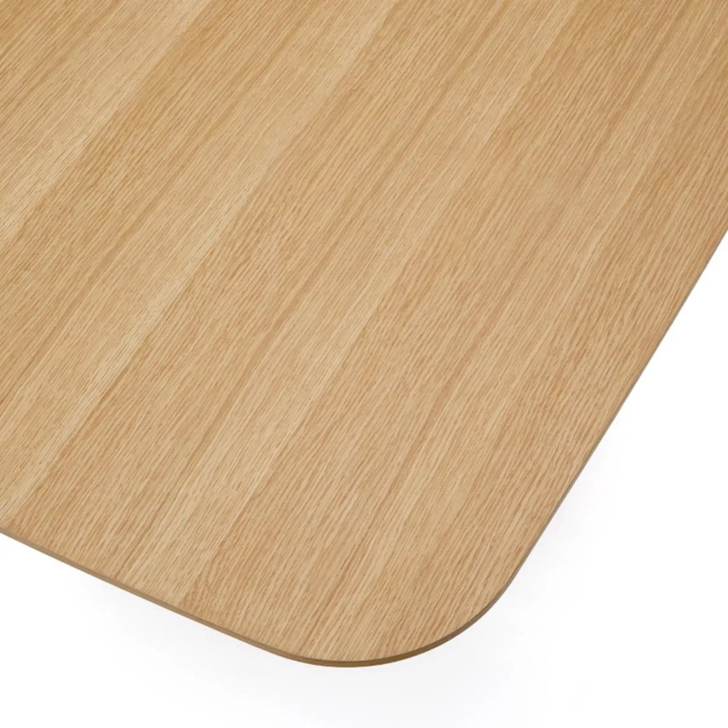 Kave Home Litto Design Eettafel Eiken Deens Ovaal 240 Cm - 240 X 100cm.