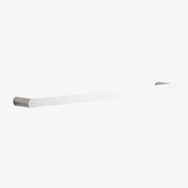 Wandhanddoekrek Met Stang (↔︎60 Cm) Voor Badkamer In Rvs Alameda Geborsteld Grijs - Sklum