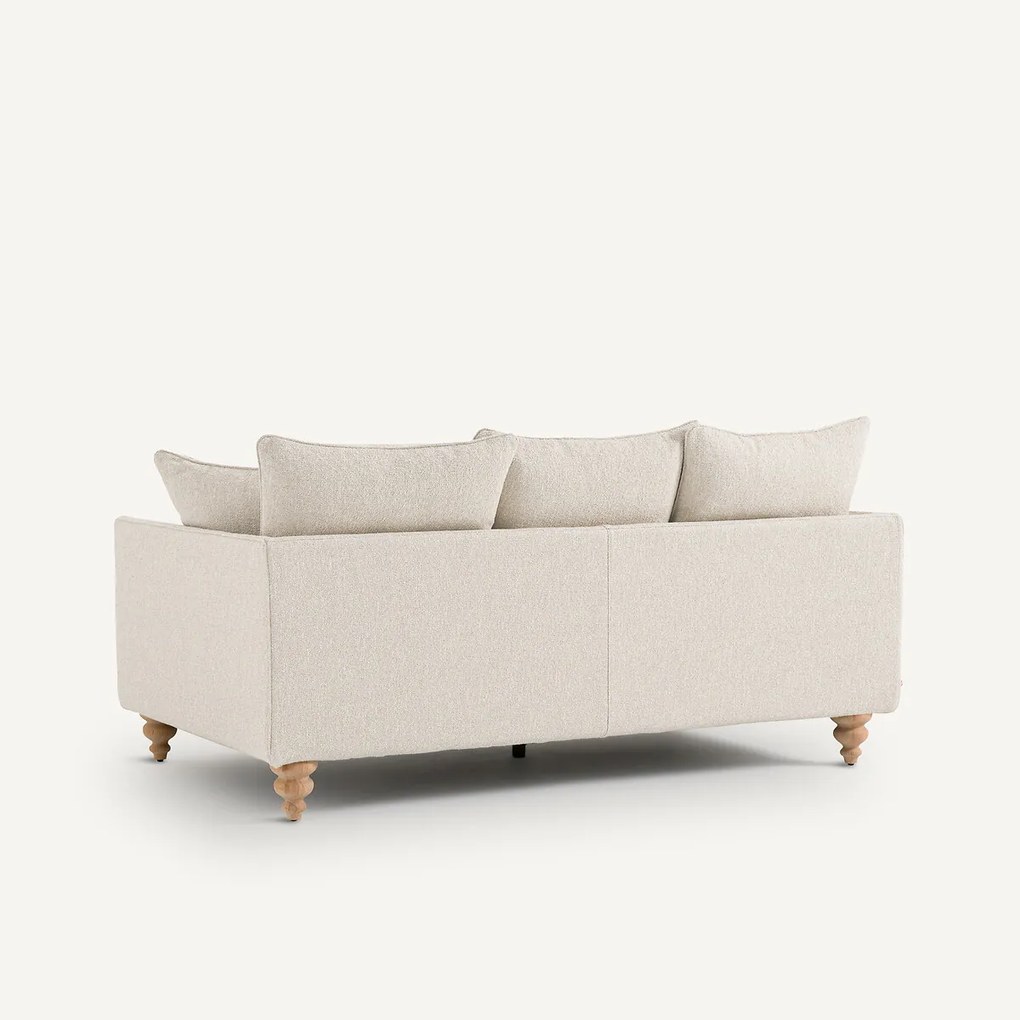 3-zits compacte zetel van badstof, Lazare