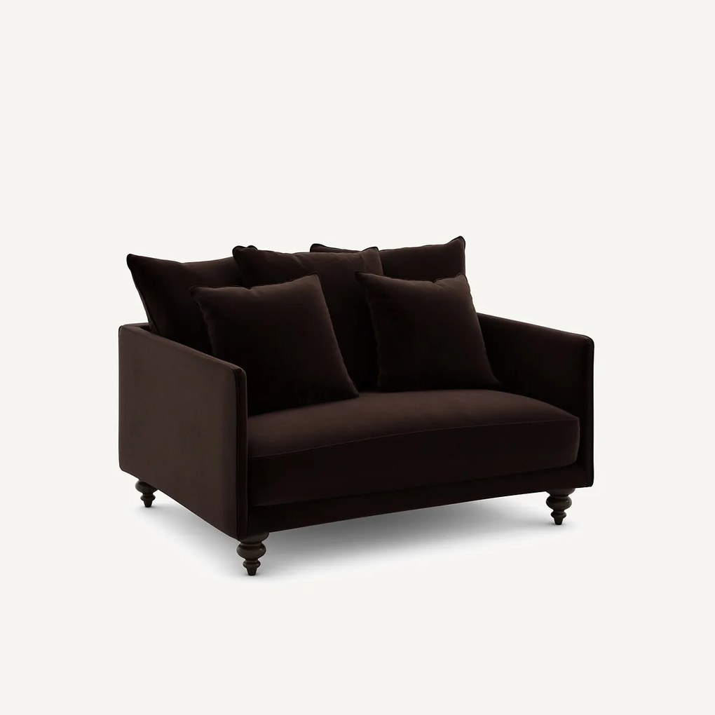 2-zits fluwelen bank, Lazare