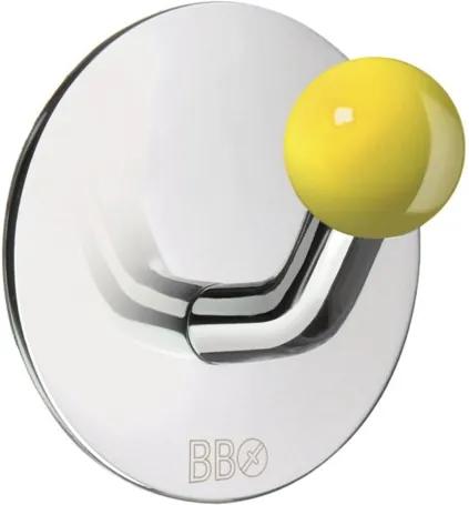 Smedbo BB zelfklevende haak diameter 48 mm glans rvs geel BK1089