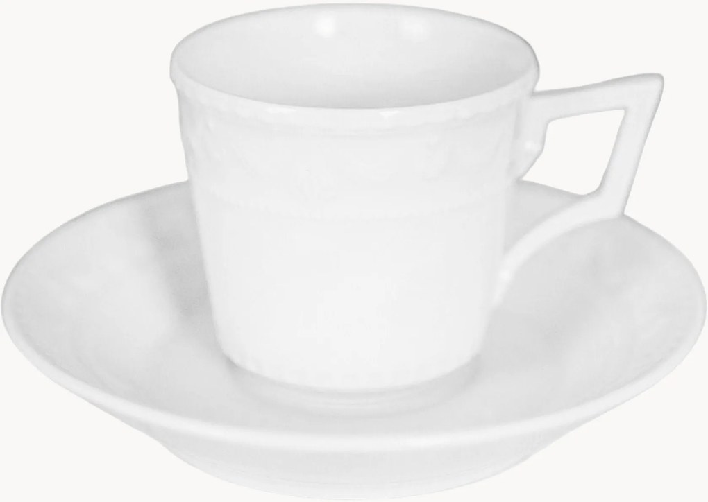 Porseleinen espressokopje Kurland met schoteltje, 2-delig