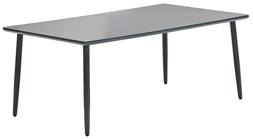Garden Impressions Tess tuinset 5-delig donker grijs - Senna tuintafel 180x100 cm