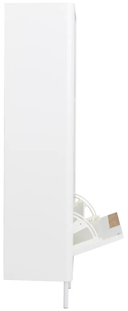 Tenzo Switch Witte Schoenenkast Met Kleppen - 62x30x131cm.