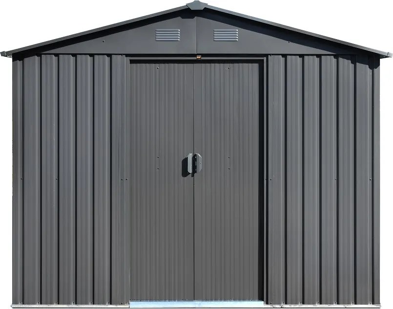 Metalen gereedschapsschuur Helsinki 2,4 x 3 m Store Boss antraciet