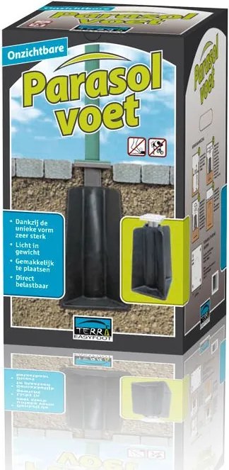 Platinum Challenger zweefparasol T1 Premium 4x3 m. - Champagne Sandstone - met ingraafvoet en hoes