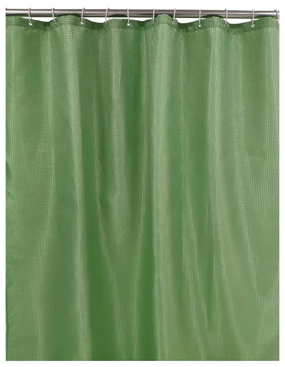 Douchegordijn jacquard - groen - 180x200 cm