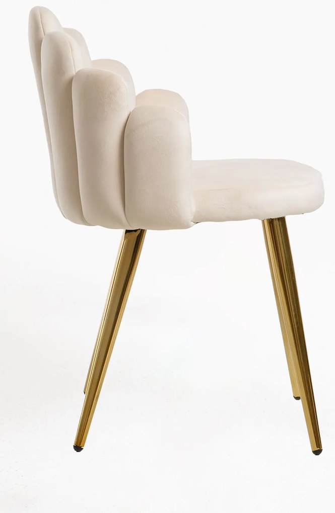 Hand Goud Fluwelen Stoel