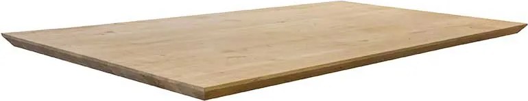 Industrieel tafelblad eiken Castle Line verjongd - 200 x 100 cm - Bladdikte 4,5 cm