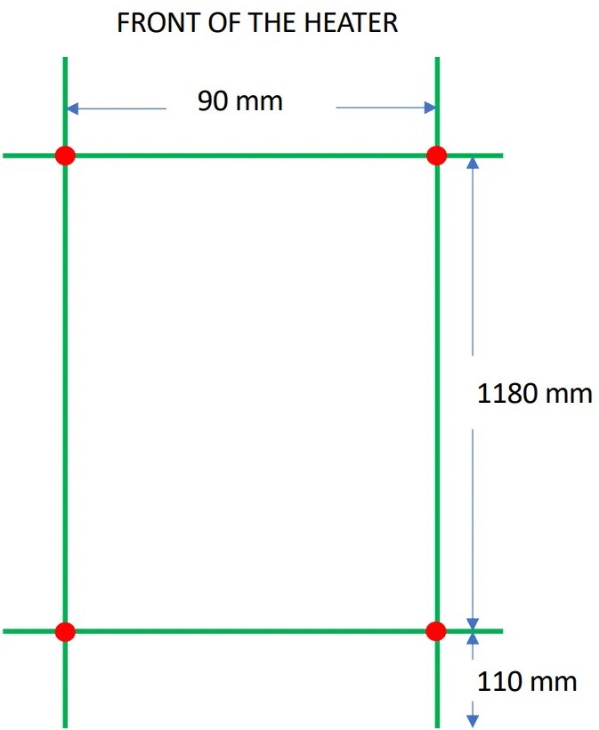 TVS Design Plus Line 2 handdoekradiator 135W 140x13.5cm messing geborsteld PVD