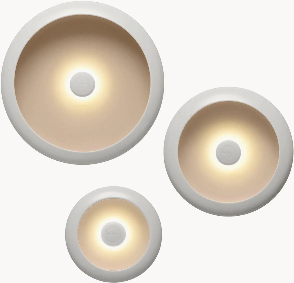 Outdoor magnetische LED wandlampen Oloha, dimbaar, 3-delig
