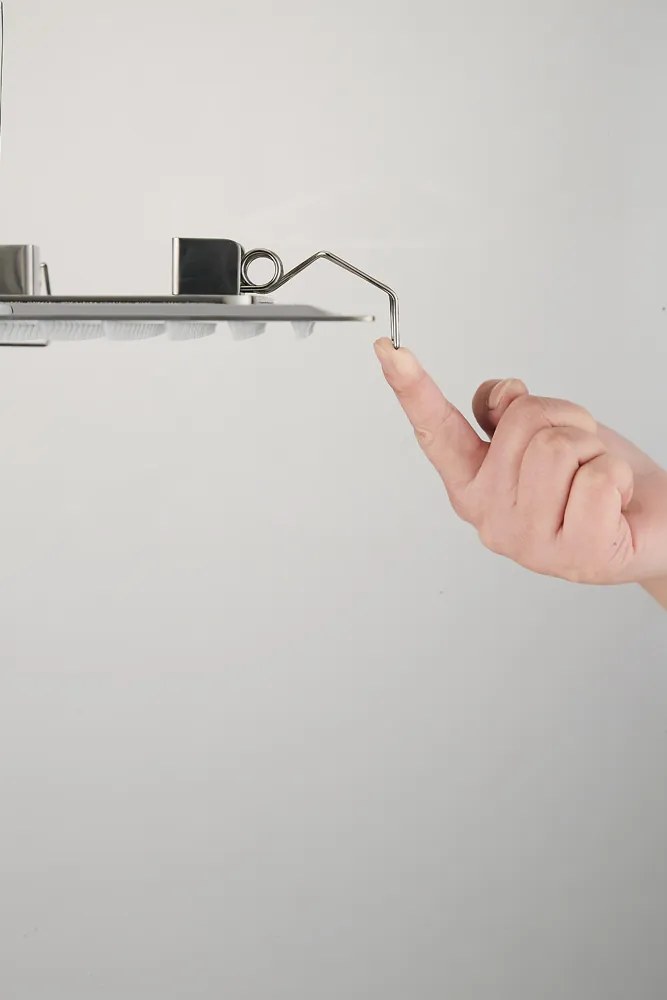 Saniclear Plus inbouw regendouche met inbouw douchekop 30x30cm chroom
