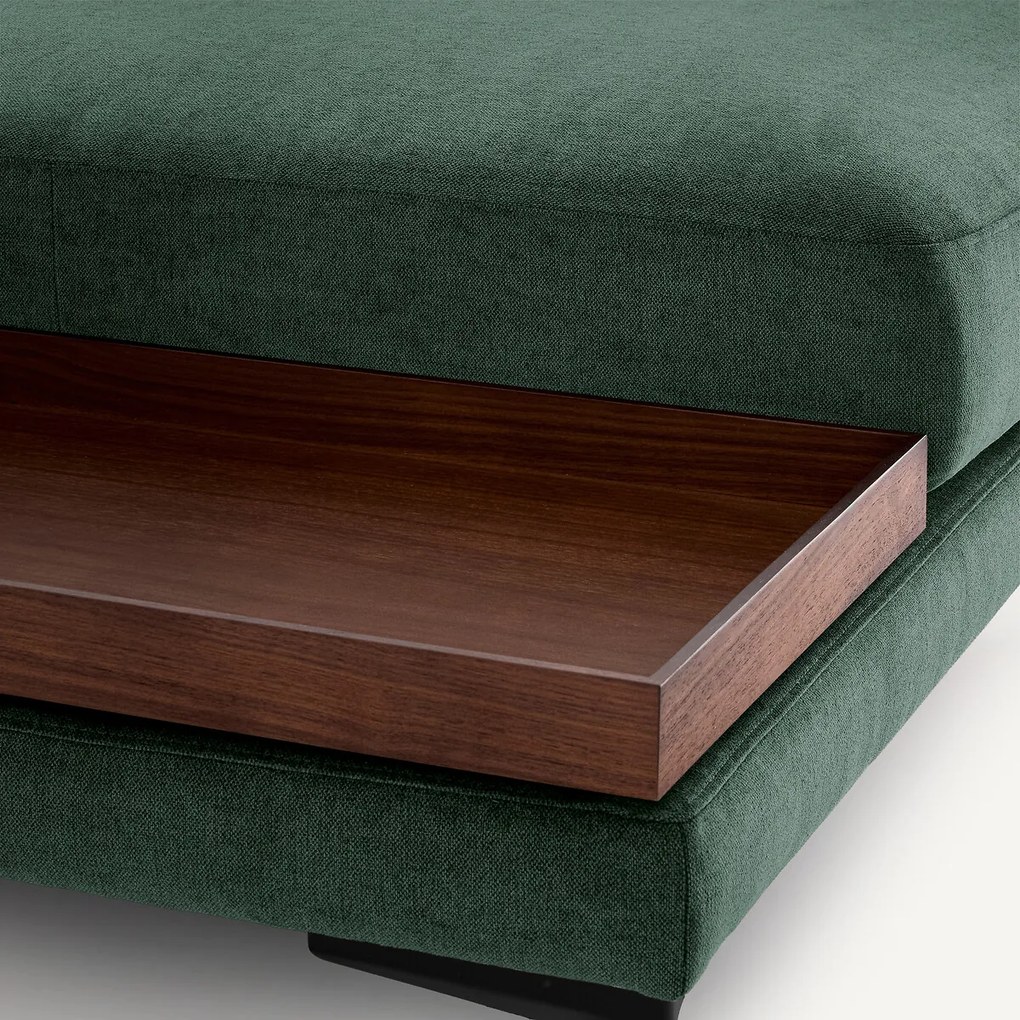 Voetensteun met dienblad, polyestermix, MODERNISTE, ontwerp Emmanuel Gallina