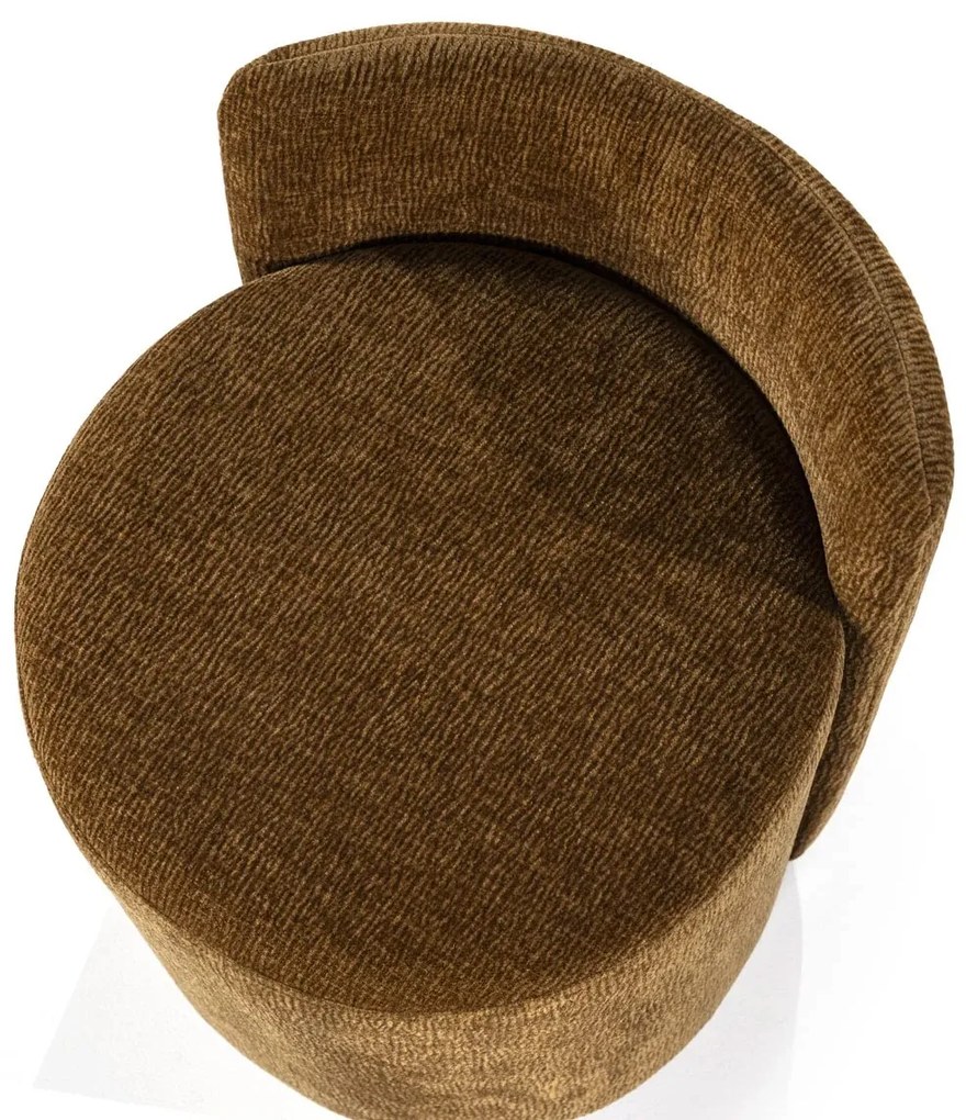 By-Boo Marque Moderne Scandinavische Poef Mosterd