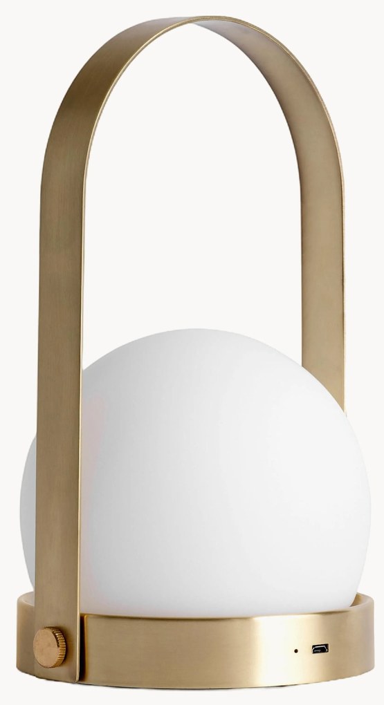 Kleine mobiele tafellamp Carrie, dimbaar