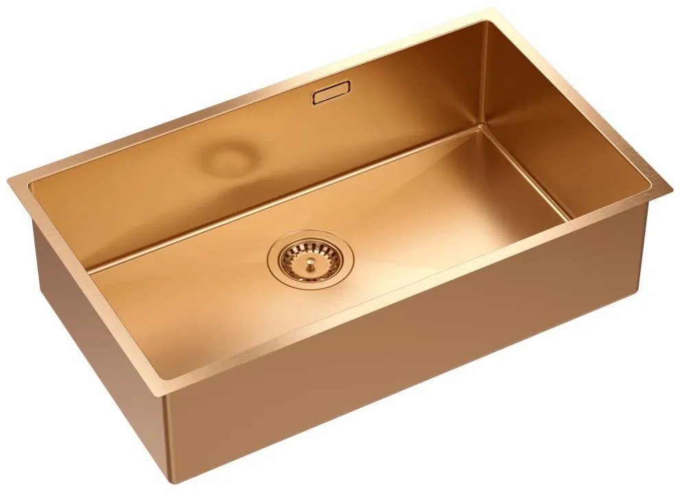 Stalen spoelbak ANTHONY 80 COPPER