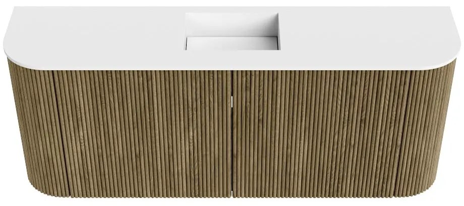 Mondiaz Joya 105cm toiletmeubel ronding links/rechts dusk met wastafel faye midden 1 kraangat talc