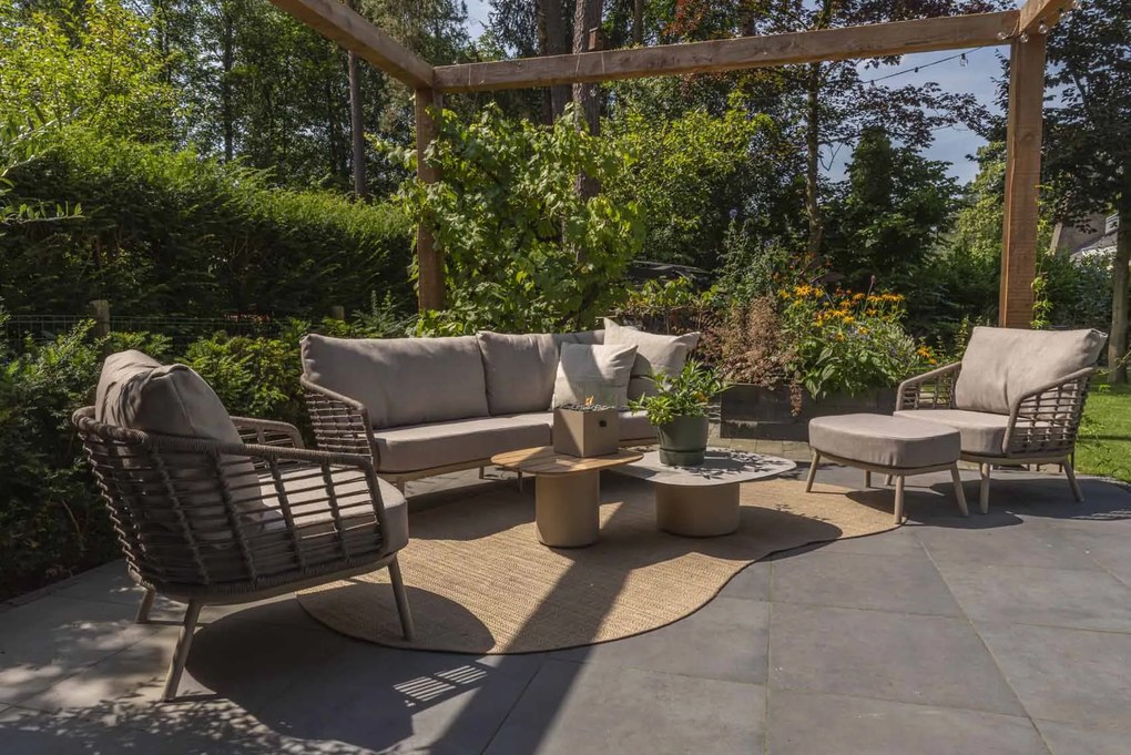 Taste by 4 Seasons Puglia loungeset latte SALE Loungeset taupe weerbestendig