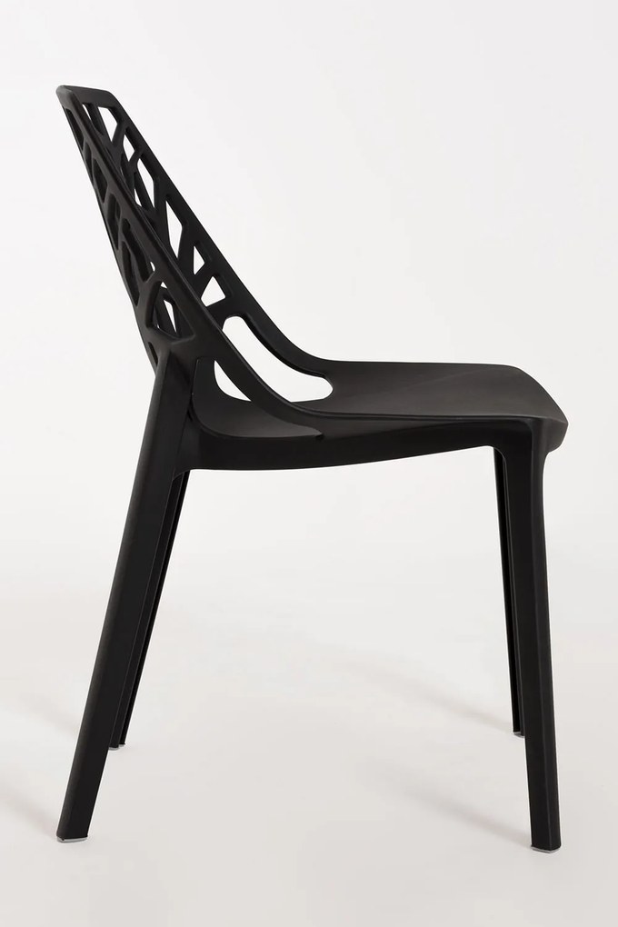 Set 4 Hissar Polypropyleen Stoelen