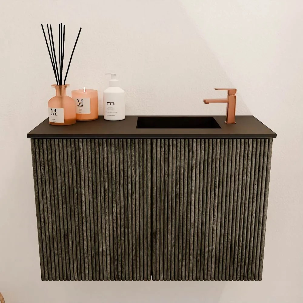 Mondiaz Joya 60cm toiletmeubel shadow met wastafel faye rechts 1 kraangat urban