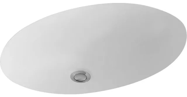 Villeroy & Boch Evana Onderbouwwastafel - 615 x 415 x 200 mm - glans wit Alpin (wit) - met overloop 61440001