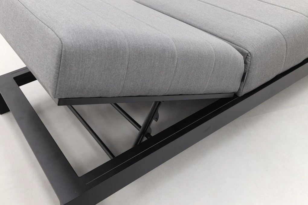 Mexico ligbed 200x85 cm. - Sunbrella/Light grey