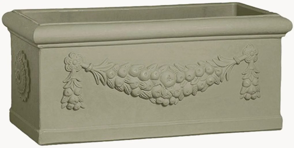 Outdoor plantenpot Rettangolo Festonato, H 30 cm