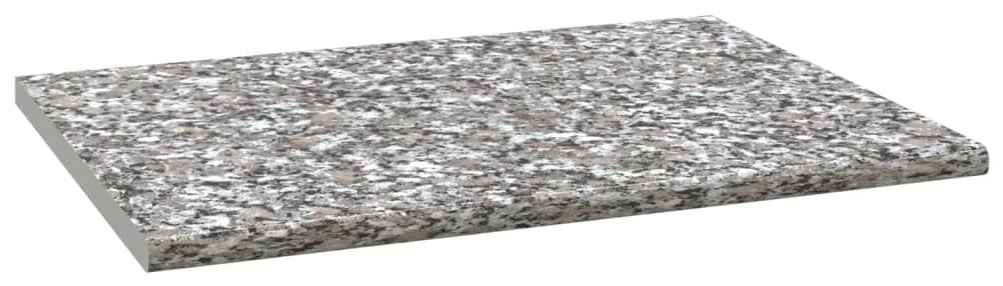vidaXL Aanrechtblad 80x60x2,8 cm spaanplaat grijs met graniettextuur