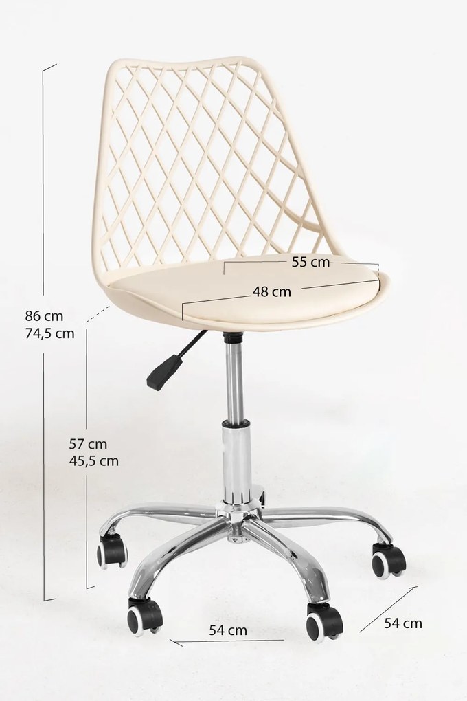 Pak 4 Mima-bureaustoelen in