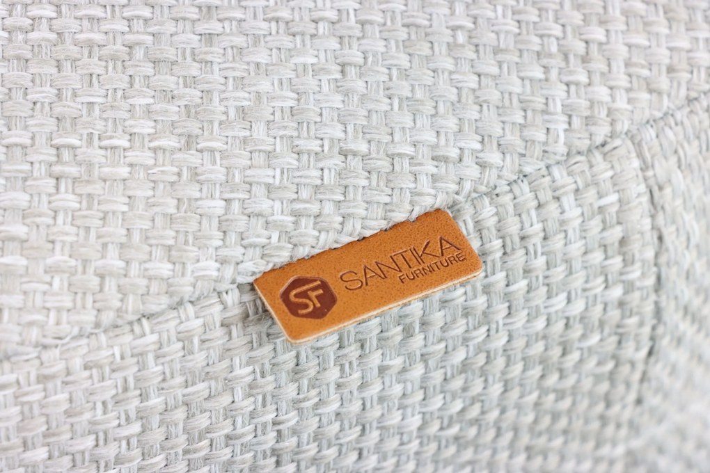 Bistroset 2 personen Aluminium/Rope Grijs Santika Furniture Santika