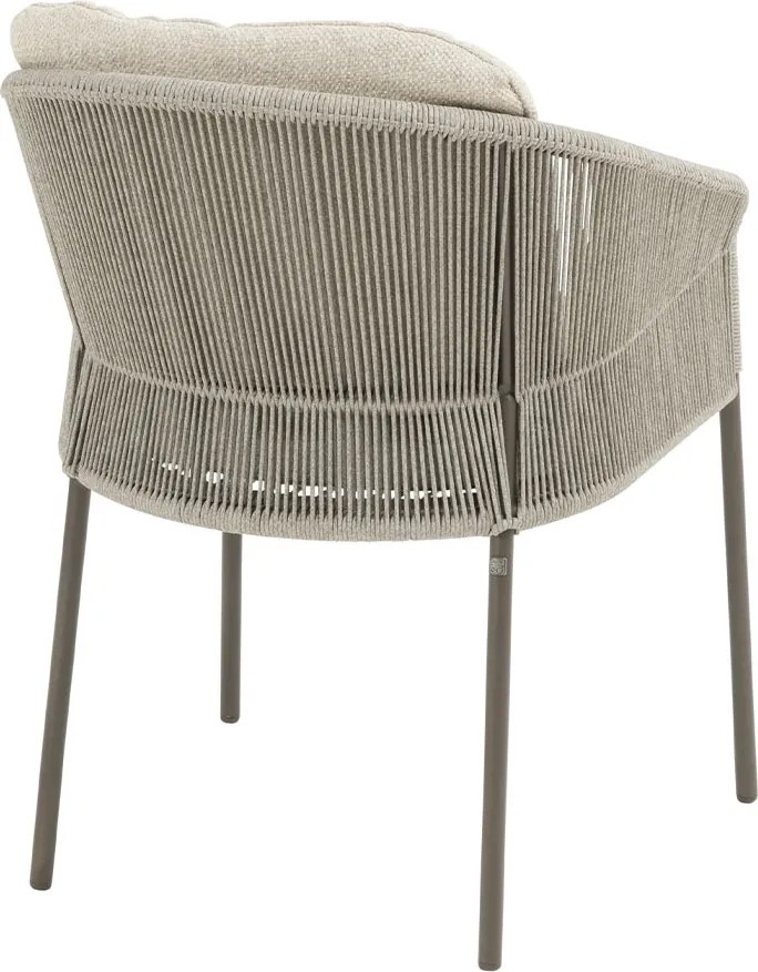 Taste by 4 Seasons Florence tuinset 7-delig - Prado tuintafel Ø160 cm - ceramic sabbia latte