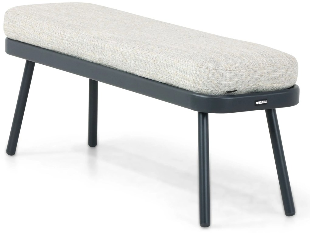 Dining Loungeset 7 personen Aluminium/rope Grijs  Lifestyle Garden Furniture Boretti