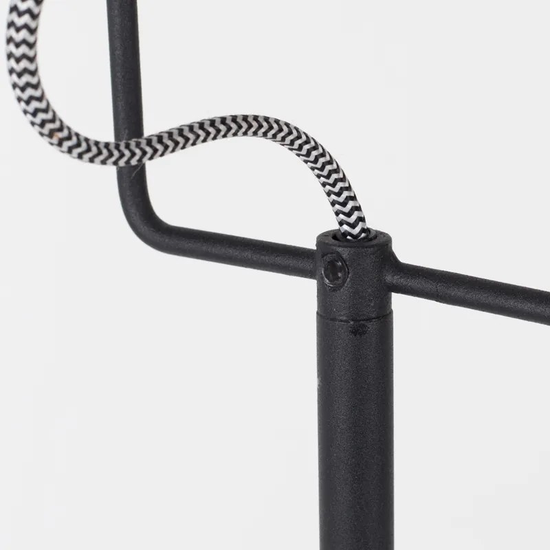 Zuiver Marlon Slanke Vloerlamp Zwart