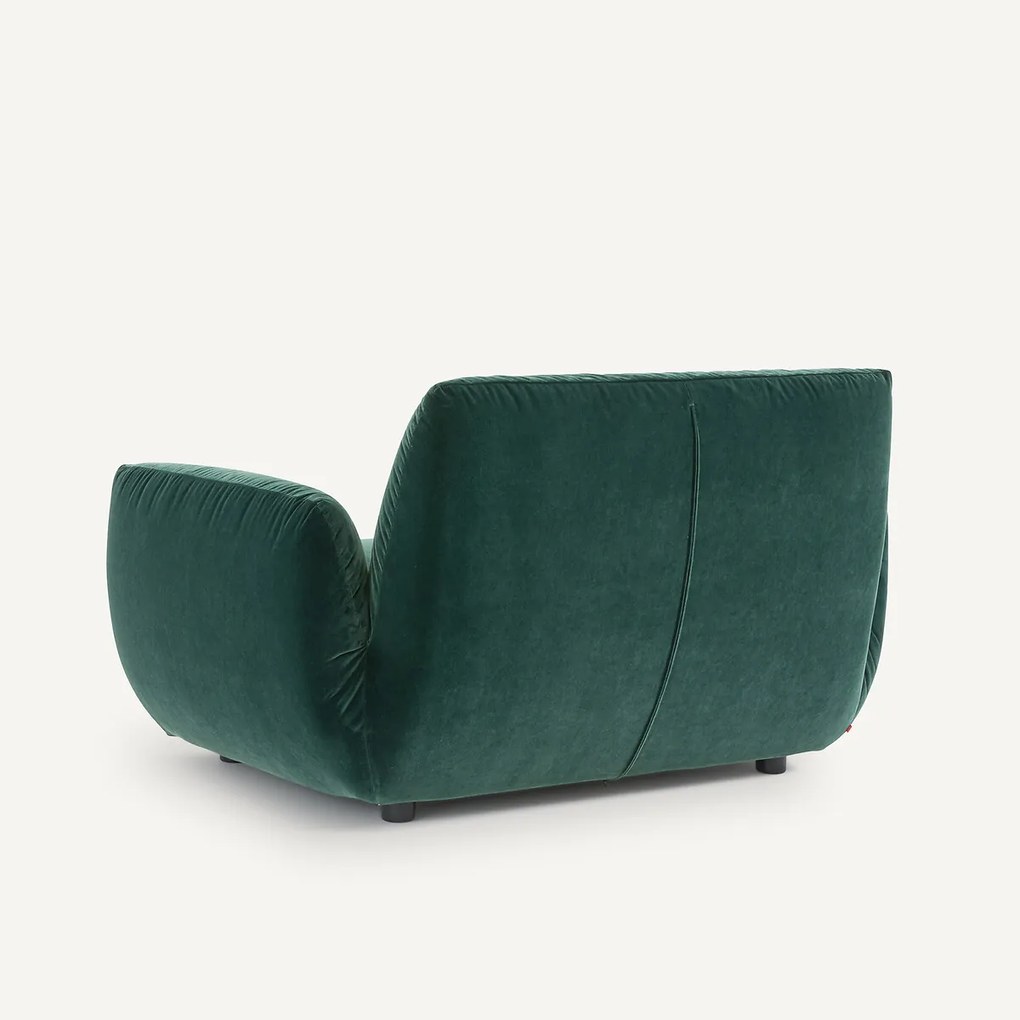 Fauteuil in fluweel, Spogano