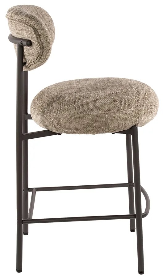 Ronde Barstoel Met Rugleuning