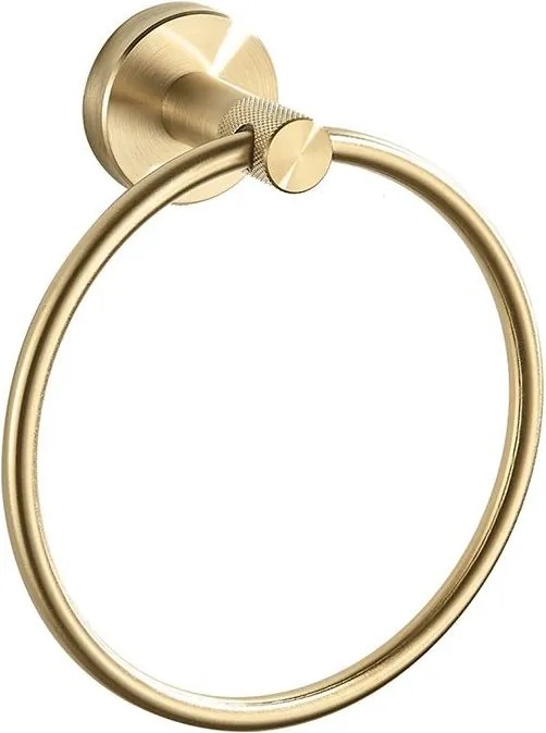 Badkamerhanger Ring 6610 Modern Brush Gold