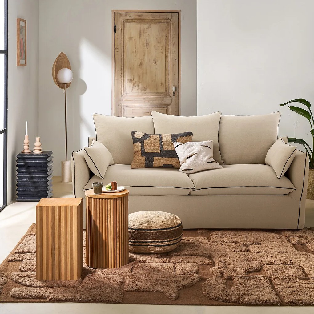 Bank 2-, 3-, 4- of 5-zits, afneembare hoezen, in dik linnen, Odna