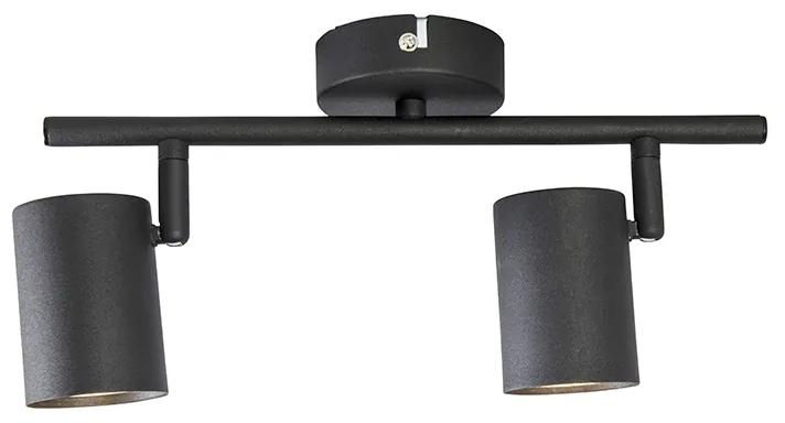 Moderne Spot / Opbouwspot / Plafondspot zwart 2-lichts kantelbaar - Jeana Modern GU10 Binnenverlichting Lamp