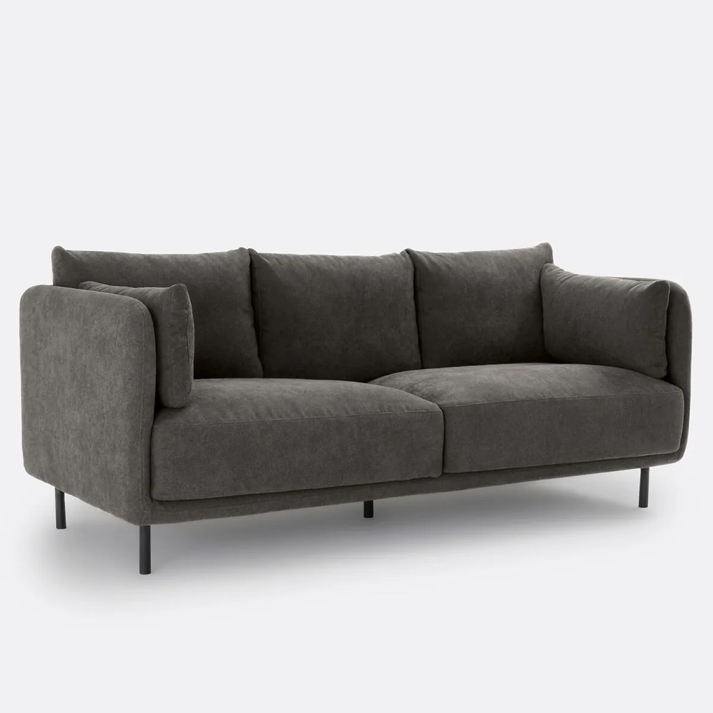 3- of 4-zits rechte bank in structuurstof, Victor