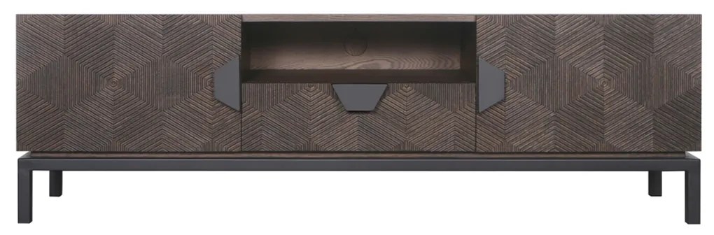 Tower Living Eikenfineer Tv-meubel 200 Cm San Marino - 200x40x50cm.