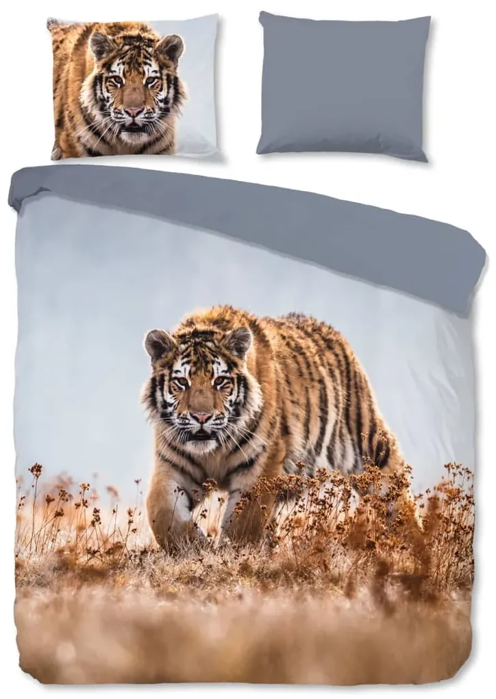 Good Morning Dekbedovertrek TIGEr 140x200/220 cm meerkleurig