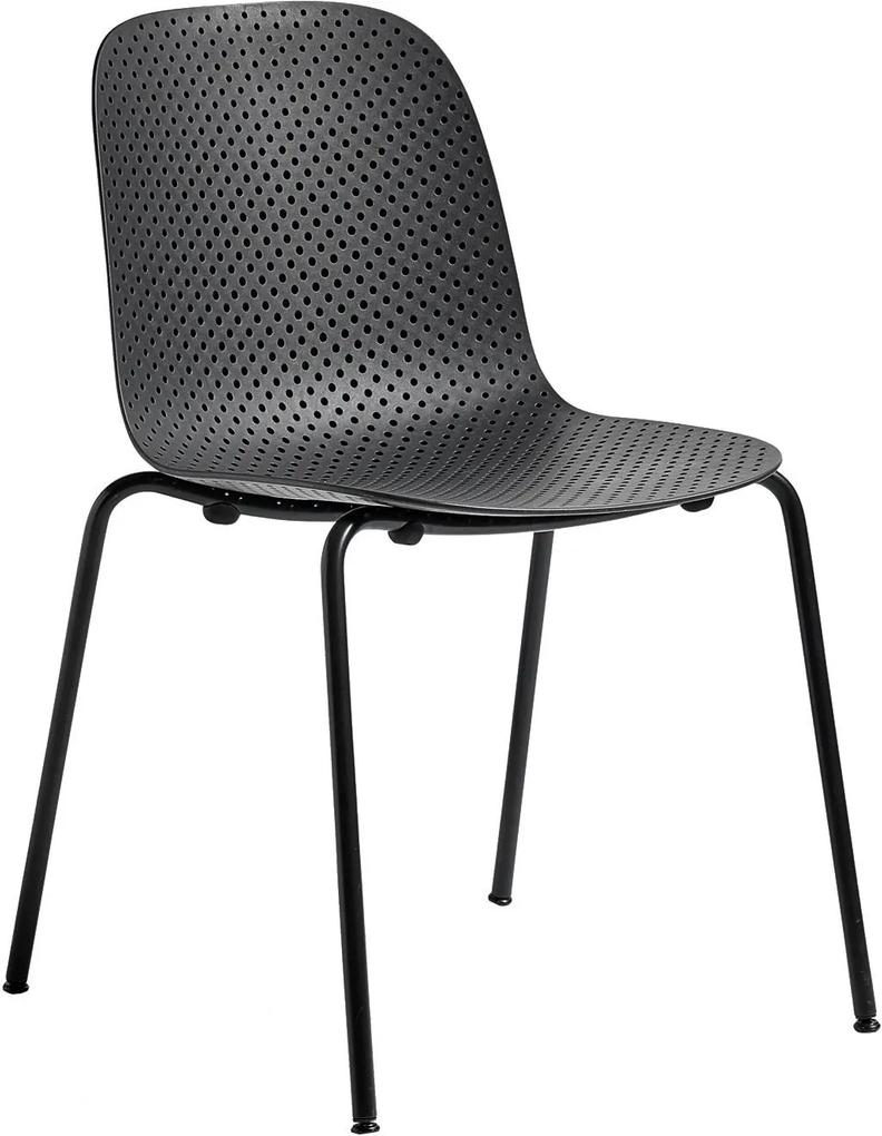 Hay 13Eighty Chair tuinstoel Soft Black onderstel Graphite Black