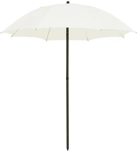 YORK Parasol zonder parasolvoet gebroken wit H 200 cm; Ø 178 cm