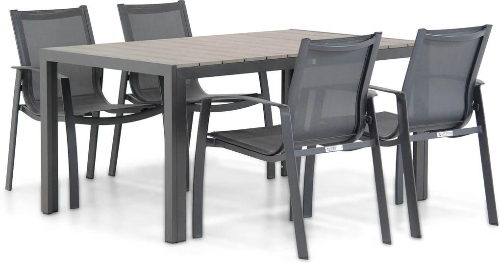 Lifestyle Gregorio/Young 155 cm dining tuinset 5-delig