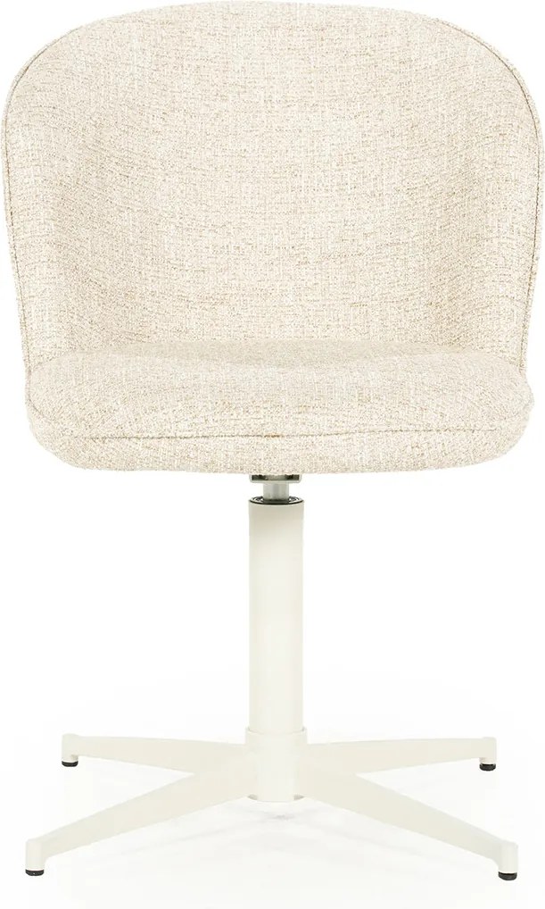 Eleonora Molly Draaibare Eetkamerstoel Met Beige Poten